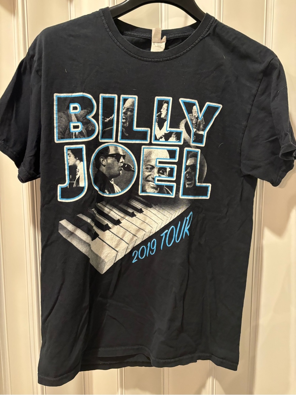 Billy Joel 2019 Tour Black Graphic Tee Size Medium